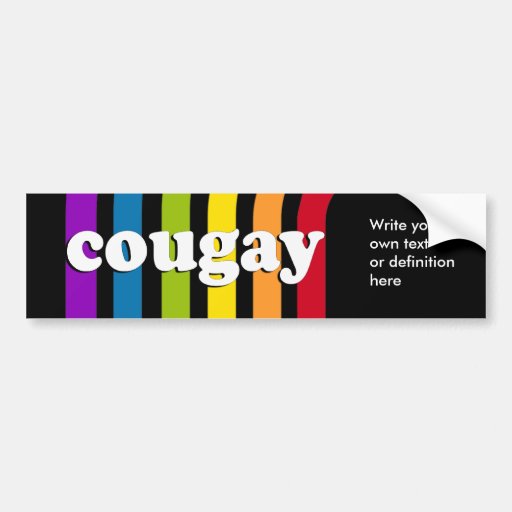 COUGAY Definition Bumper Stickers