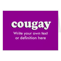 COUGAY Definition Greeting Card