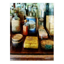 Cough Remedies and Tooth Powder Post Cards