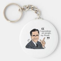 Couleur de citations de Mitt Romney Porte-clé