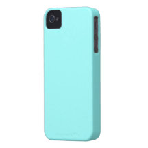 couleur de sarcelle d'hiver de turquoise d'aqua de coque iPhone 4