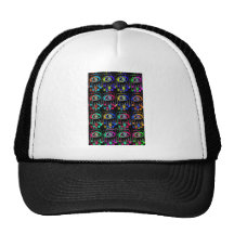 Couleur Hamsa d'art de bruit par Katie Pfeiffer Casquettes