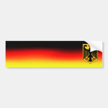 Couleurs allemandes de drapeau d'adhésif pour pare adhésif pour voiture