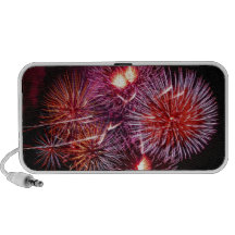 Couleurs de feu d'artifice - haut-parleur notebook
