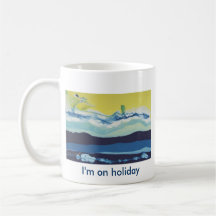 Couleurs des vacances par Peter Heuscher Tasse À Café
