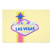 Couleurs lunatiques de RSVP Vegas Faire-parts