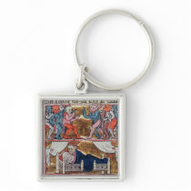 Council of Demons, from 'l'Histoire de Merlin' keychains