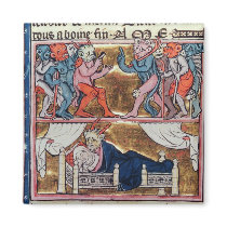 Council of Demons, from 'l'Histoire de Merlin' magnets