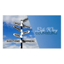 Counseling, Life Coach, Therapy, Therapist, Business Card Template