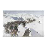 Count Argutinsky crossing the Caucasian Range Canvas Print