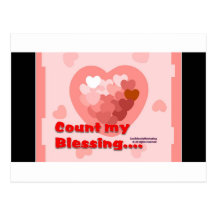 Count My Blessing Post Card