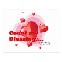 Count My Blessing Postcards