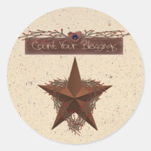 Count Your Blessings Sticker