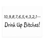 Countdown Drink Up Bitches Post Cards