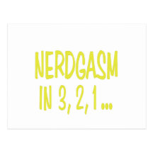 Countdown to Nerdgasm Post Cards