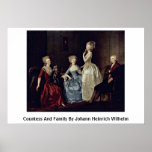 Countess And Family By Johann Heinrich Wilhelm Posters