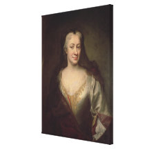Countess Fuchs, Governess of Maria Theresa Gallery Wrap Canvas