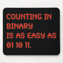 Counting in Binary Mousepad