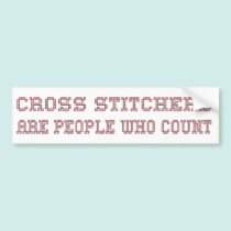 Counting People bumper stickers