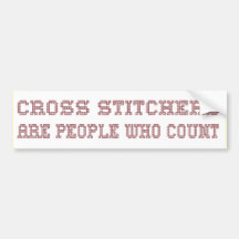 Counting People Bumper Sticker