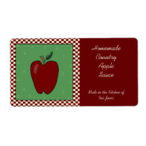 Country Apple Sauce Label
