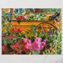 Country - At the farmers market Full Color Flyer