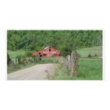 Country Barn Picture Card