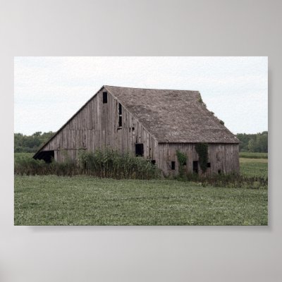 Country Barn Print by cmphoto