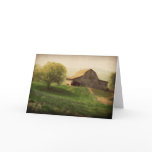 Country Barn Vintage Thank You Greeting Cards