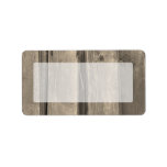 Country Barn Wood Address Label