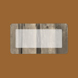 Country Barn Wood Address Label labels