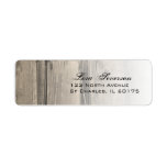 Country Barn Wood Return Address Labels