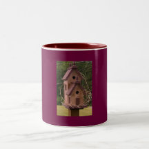 Country Birdhouse Mug