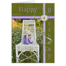 Country Birthday Greeting Cards