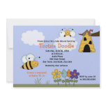 Country Bumble Bees 5x7 Baby Shower Invitation