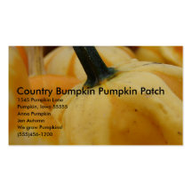 Country Bumpkin Pumpkin Patch, 15... Business Cards