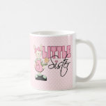 Country Bunny Little Sister (pink) Coffee Mugs