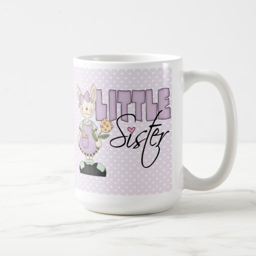 Country Bunny Little Sister (violet) Coffee Mug