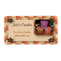 Country Candles Label