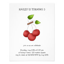 Country Cherries · Cherries Personalized Announcement