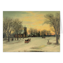 Country Christmas Greeting Cards