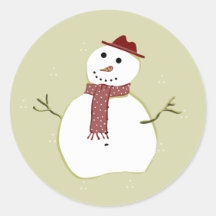 Country Christmas Stickers