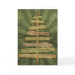 Country Christmas Tree Christmas Card