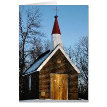 Country Church Greeting Card