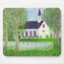 Country Church Mousepad