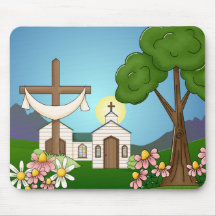Country Church Mousepad