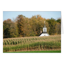 Country Church Photo Greeting Cards