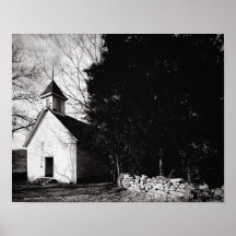 Country Church Posters