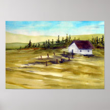 Country Cottage Poster