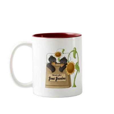 Country Crow Great Grandmother Mothers Day Gifts Mug by mothersdaytshirts